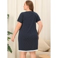 thumbnail image 4 of Camisón de mujer Agnes Orinda Tallas grandes Azul oscuro 3XL, 4 of 5