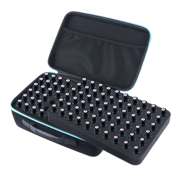 MesaSe Functional Essential Oils Storage Case Fits 120 Bottles Of 5-10ML Shockproof EVA Carry Bag For Daily Use And Travel
