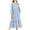ZA-Blue-girls dress skirts party outfits, variant on MKOSPLRT Striped Dress for Girl with Pocket 4-15Y Long Sleeve Ruffle Tiered Dress Loose Fit Maxi Dress Flowy Casual Dress for Beach Vacation