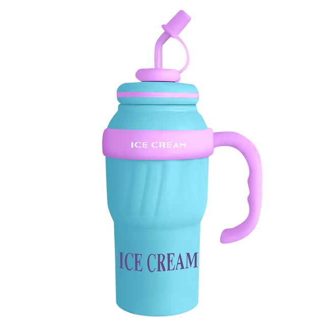 ¡Gran oferta! Taza para coche de 33,8 OZ, nueva taza norteamericana de acero inoxidable, aislamiento térmico de gran capacidad, hielo portátil con mango