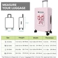 thumbnail image 6 of Travel Luggage Cover Suitcase Girl Protector Storage Fits 18-32 Inch Luggage Flower Luggage Protector Wheel Covers Patterned Travel with Pocket Elastic Luggage Anti-scratch Suitcase Cover M, 6 of 6