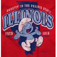 thumbnail image 2 of Illinois Prairie State IL Smurfs Sweatshirt for Men or Women Brisco Brands M, 2 of 6