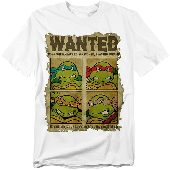 Teenage Mutant Ninja Turtles T-Shirt Most Wanted Unisex Graphic Tee for Men & Women