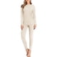 thumbnail image 1 of Ropa interior térmica para mujer Long Johns invierno cálido forro polar conjunto de capa base para clima frío superior e inferior, 1 of 5