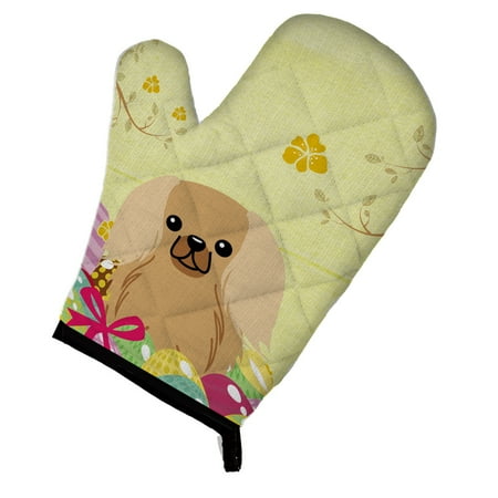

Carolines Treasures BB6104OVMT Easter Eggs Pekingese Fawn Sable Oven Mitt Large multicolor