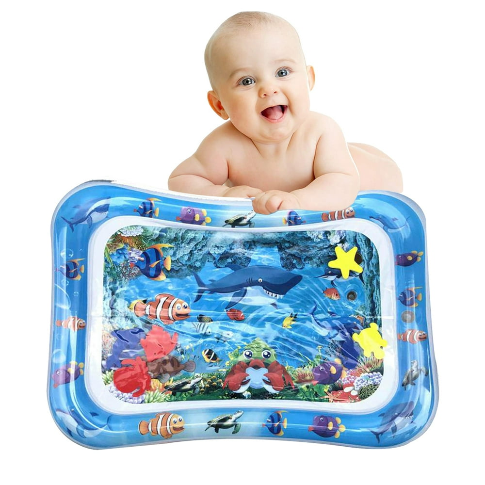 inflatable water tummy time mat
