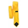 thumbnail image 2 of Scott Allan Collection Solid Yellow Tie for Men | Standard Size 3" Yellow Necktie for Adults, 2 of 10