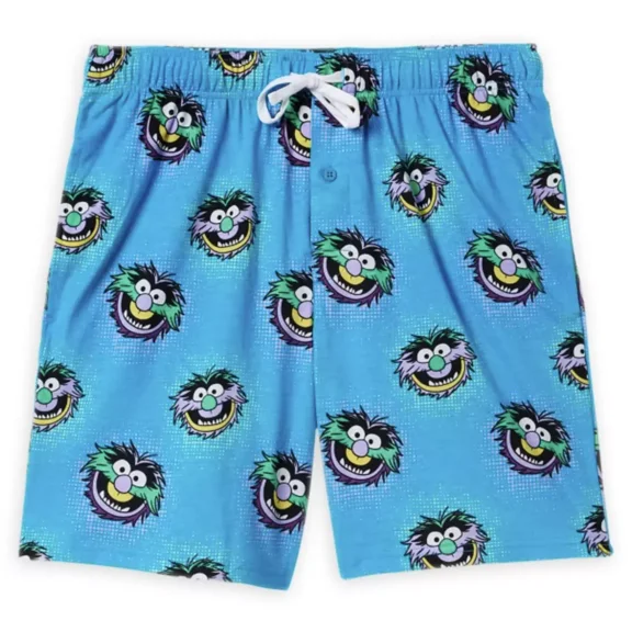 Disney Animal Pajama Sleep Shorts For Adults – The Muppets XS size