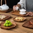 thumbnail image 5 of Wood Tray For Serving,Dessert Tray For Tea Wine,Wooden Organizer Tray For Home-N, 5 of 5