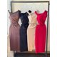 thumbnail image 4 of Vestido un hombro con broche cafe Ch, 4 of 4