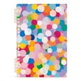thumbnail image 7 of FORMRS 1-Subject Spiral Notebook 8" x 5" College Ruled 60 Refillable Sheet A5 Hard Cover, 2 Pack, Purple Colorful Circles, 7 of 7