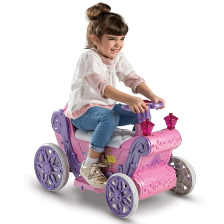 Disney Princess Girls’ 6V Ride-On Toy Pink by
