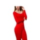 thumbnail image 1 of Jumpingount Ropa de abrigo, ropa interior de invierno, camisa térmica, mano de obra fina, accesorios flexibles al tacto para mujer, ropa femenina, Ropa interior Rojo XXL Jumpingount AP013669-02, 1 of 6