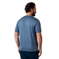 thumbnail image 2 of Free Country Men's Tech Jacquard Short Sleeve Crew Neck T-Shirt Compass Blue L, 2 of 6