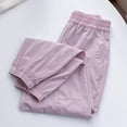 thumbnail image 5 of Riecok Girls Wide Leg Sweatpants Elastic Waist with Pockets Solid Color Casual Trackpants Pink 11 Years, 5 of 8