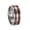 Style 1, variant on Women Men's Shell Ice Silk Wood Stainless Steel Ring Personalized Vintage Punk Jewelry Style 1 Size 13