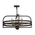 thumbnail image 4 of Meyda Tiffany 145225 Aldari 6 Light 32" Wide Taper Candle Style Chandelier - Custom, 4 of 5