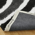 thumbnail image 5 of Waverling Modern Shag Hand Tufted Indoor Area Rug by Blue Nile Nills - 4' x 6', Black, 5 of 5