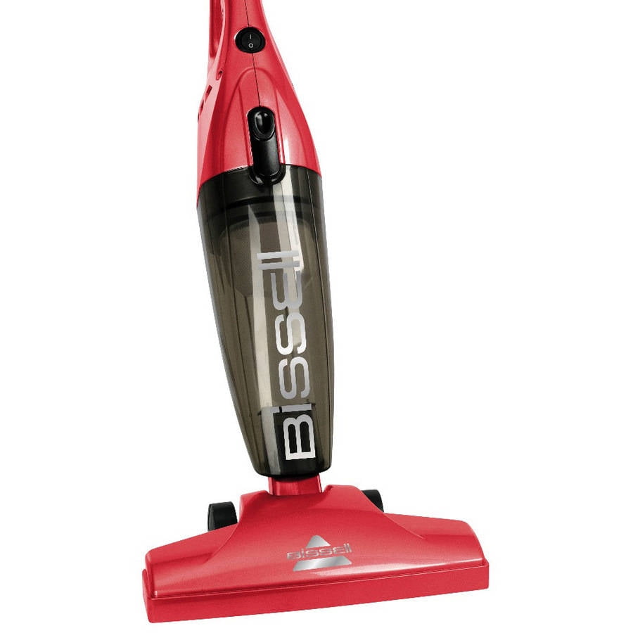Bissell 1059Z - 3 in 1 Lightweight Stick Hand Vacuum Cleaner, Corded - Convertible to Handheld Vac, Red