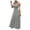 Grey, variant on TJAZFJPA Black Wrap Dress Womens Solid Round Neck Long Sleeved Patchwork Long Skirt Is Fashionable and Comfortable Red Dresses for Women Black Tie Dresses for Women