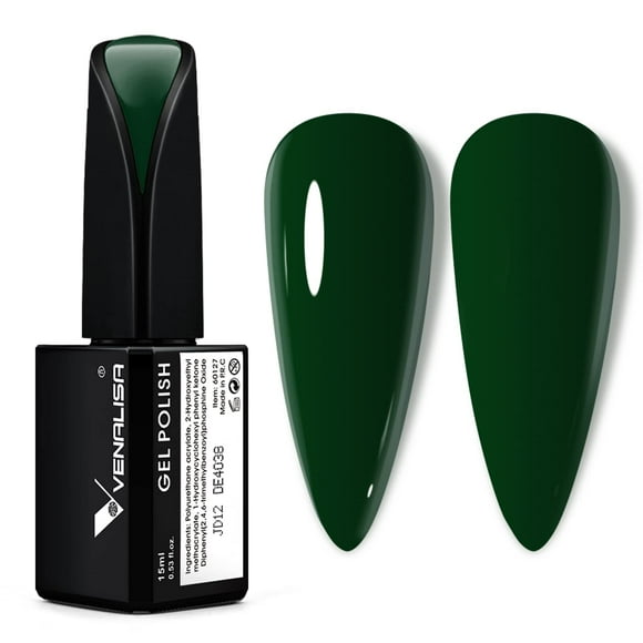 Esmalte de uñas VENALISA Emerald Green 15 ml Soak Off UV LED