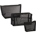 thumbnail image 2 of Storage Bag Mesh Pack Makeup Pouch Compact Size Workmanship Travel Case Convenience Travelling Accessories Camping Equipment Zipper Toiletry Travel Case, 2 of 8