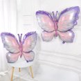 thumbnail image 3 of Globos de papel de aluminio de mariposa grande, Globos de aire de helio, decoraciones para fiesta de cumpleaños, Baby Shower, juguete para niños, accesorios para fotos（Azul marino Otros, 3 of 5
