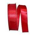 thumbnail image 1 of Reliant Ribbon 92575W-908-09K Satin Value Wired Edge Ribbon - Scarlet - 1.5 in. x 50 yards, 1 of 3