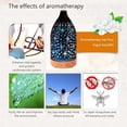 thumbnail image 4 of Ultrasonic Aromatherapy Lamp Silent Humidifier Bedroom Bedside Glass Night Light with Wood Grained Base 3D Stars Pattern Aromatherapy Lamp, 4 of 9
