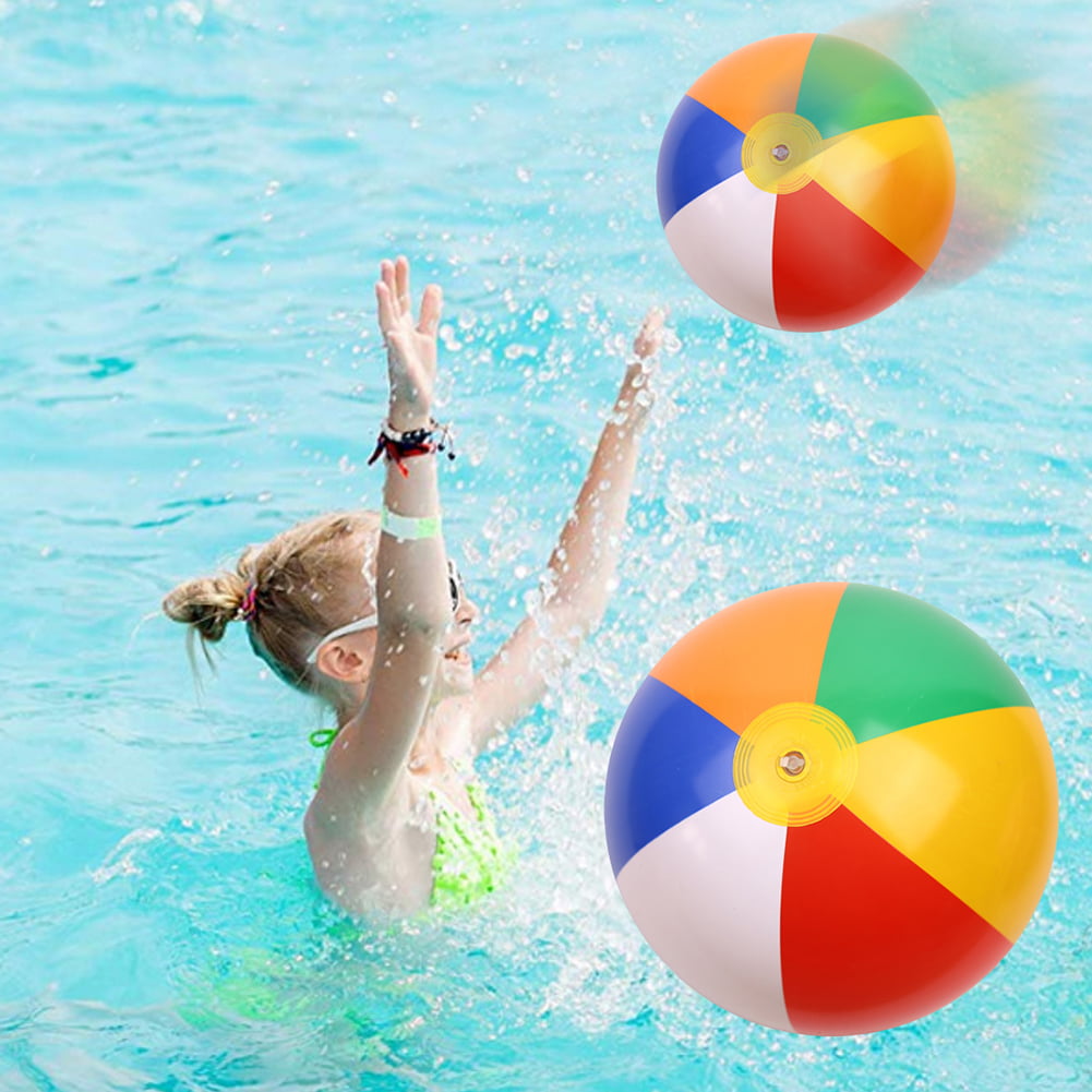 Details about   Inflatable Colorful Beach Ball Set Swimming Pool Floats floatie for Summer 
