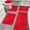 Red, variant on Clearance!aoksee Bathroom Rugs Mat, Bath Mats 5 Bathroom Rugs For 5 Pcs Toilet Mats Universal Soft Longhair Water Absorption Non-Slip Thick Machine Washable Easy To Dry Dark Color