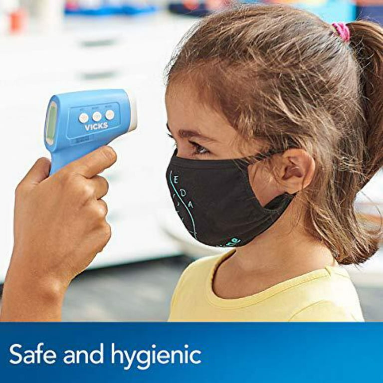 Vicks Non Contact Infrared Body Thermometer, VNT275US, Blue/White