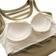 thumbnail image 3 of fatyb Womens Striped Tank Tops with Built in Bra Cropped Sleeveless Going out Padded Summer T Shirts, 3 of 5