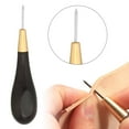 thumbnail image 1 of Clearance! Dusknt Stitching Awl Leather Craft Sewing Awl Handle Sewing Awl Kits Chisel Leather Craft Sewing Awl Kits Handmade Sewing Tools Diy Stitcher Taper for Leather Diy Craft Lover, Sewing Awl, 1 of 9