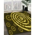 thumbnail image 2 of Ahgly Company Indoor Round Patterned Black Bean Brown Area Rugs, 8' Round, 2 of 6