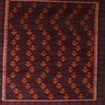 thumbnail image 1 of Ahgly Company Machine Washable Indoor Square Traditional Red Wine or Wine Red Area Rugs, 3' Square, 1 of 7