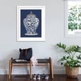 thumbnail image 3 of Art.com Blue and White Porcelain Vase I Art Print by Vision Studio, White Frame Wall Art, 32" x 40", 3 of 5