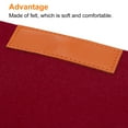 thumbnail image 3 of Uxcell 24x12" Desk Mat Protector, 2 Pack Dual Side Soft Smooth Mouse Pad Writing Mat, Red, 3 of 6