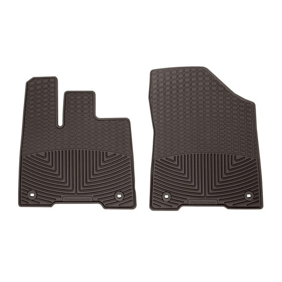 WeatherTech All-Weather Floor Mats compatible with 2021-2024 Toyota Sienna - 1st Row (Driver & Passenger), Cocoa