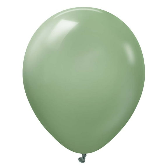 12 inch Kalisan Retro Eucalyptus Latex Balloons (100 Pack) - Party Supplies Decorations
