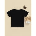 thumbnail image 5 of Chollius Toddler Boys Girls Short Sleeve BUBS Letter Print T-Shirt Infant Summer Loose Fit Tops Clothes, 5 of 8