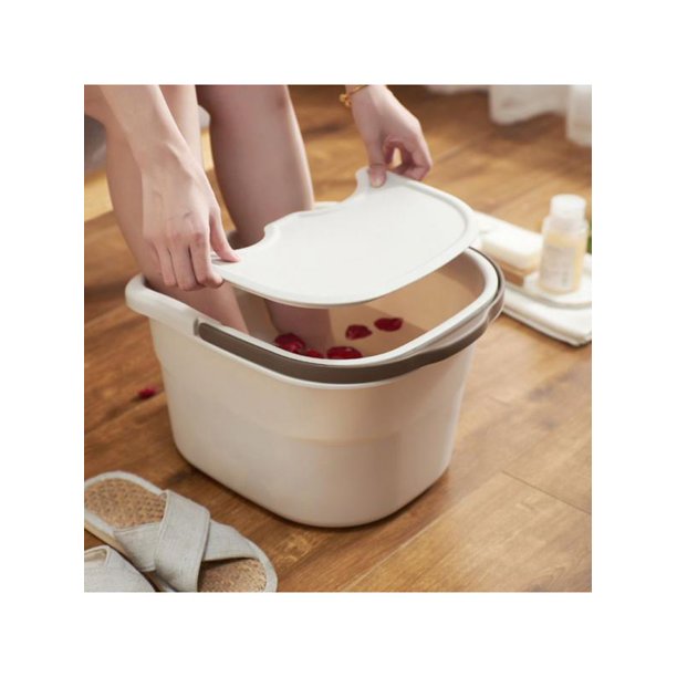 Portable Foot Bath Spa Massage Bucket Washing Basins With Cover And