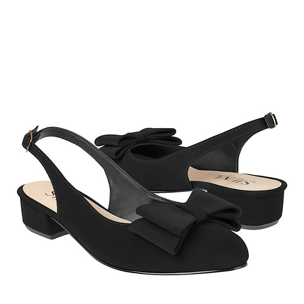 TACONES CASUALES SIENA MUJER 7400 SUEDE NEGRO