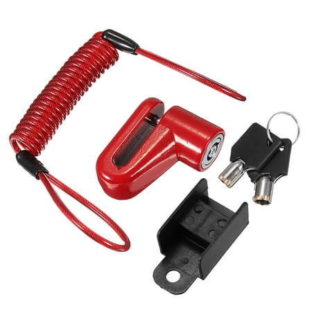 Tomfoto -Theft Steel Wire Lock Disc Brakes Wheels Locker Replacement for Mijia M365 Electric Scooter