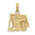 thumbnail image 4 of FB Jewels 14K Yellow Gold Basketball Hoop Pendant, 4 of 4