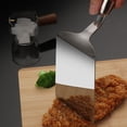 thumbnail image 2 of Moyic Herramienta plateada para agarrar panqueques con aislamiento térmico, utensilios de cocina con mango de palisandro antiescaldado Herramientas y accesorios para hornear, 2 of 6