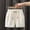White, variant on Girls Athletic Shorts Stretch Classic Lightweight Shorts Breathable Comfortable Summer Clothing for Kids Black 4-5 Years