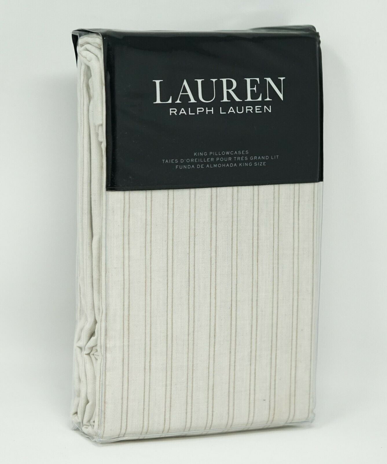 Lauren Ralph Lauren Graydon Cotton Shirting Stripe 2 Pillowcases KING