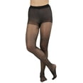 thumbnail image 6 of ToBeInStyle Womens Elegant Sheer Spandex Rhinestone Accent Tights - Black - One Size, 6 of 7