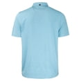 thumbnail image 3 of Men's Cutter & Buck  Powder Blue Las Vegas Raiders Forge Eco Heather Stripe Stretch Recycled Big & Tall Polo, 3 of 3